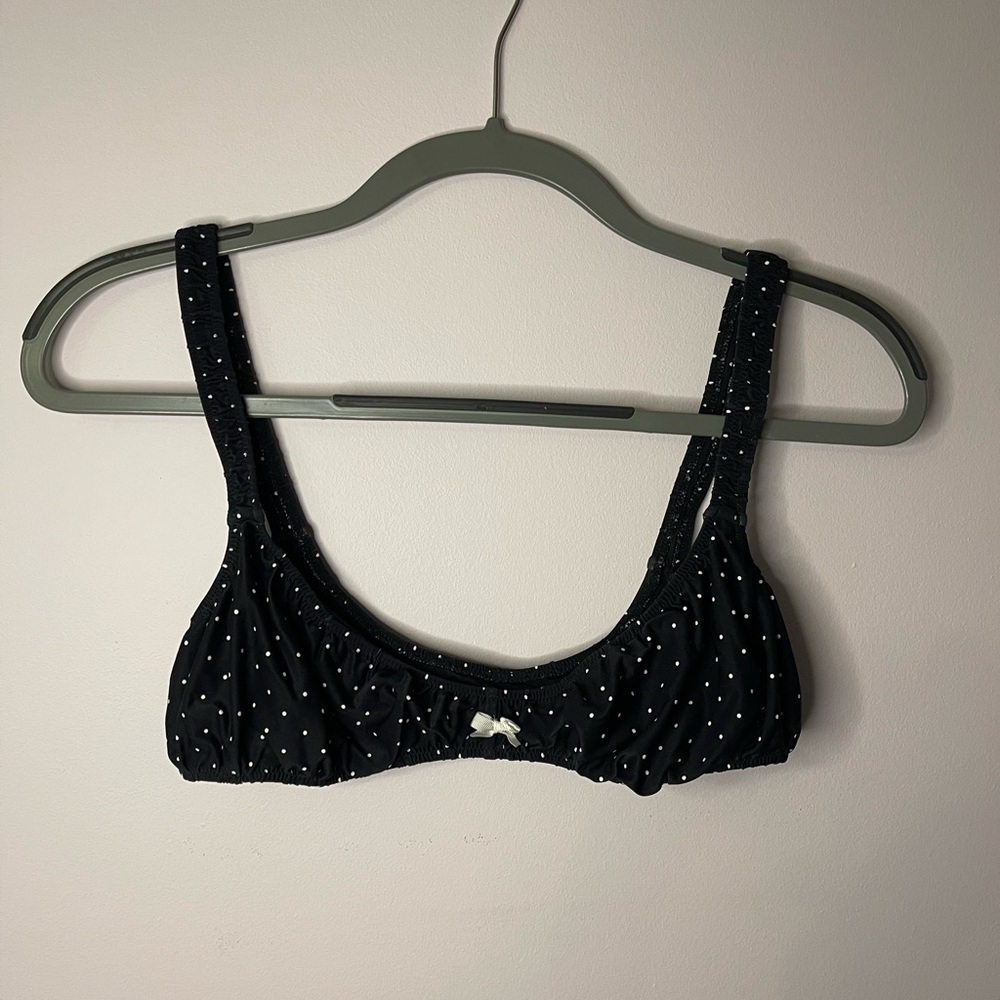 WEWOREWHAT black polka dot bikini in GREAT condition!!!